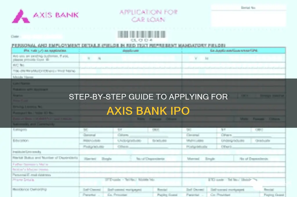 how to apply for ipo axis bank