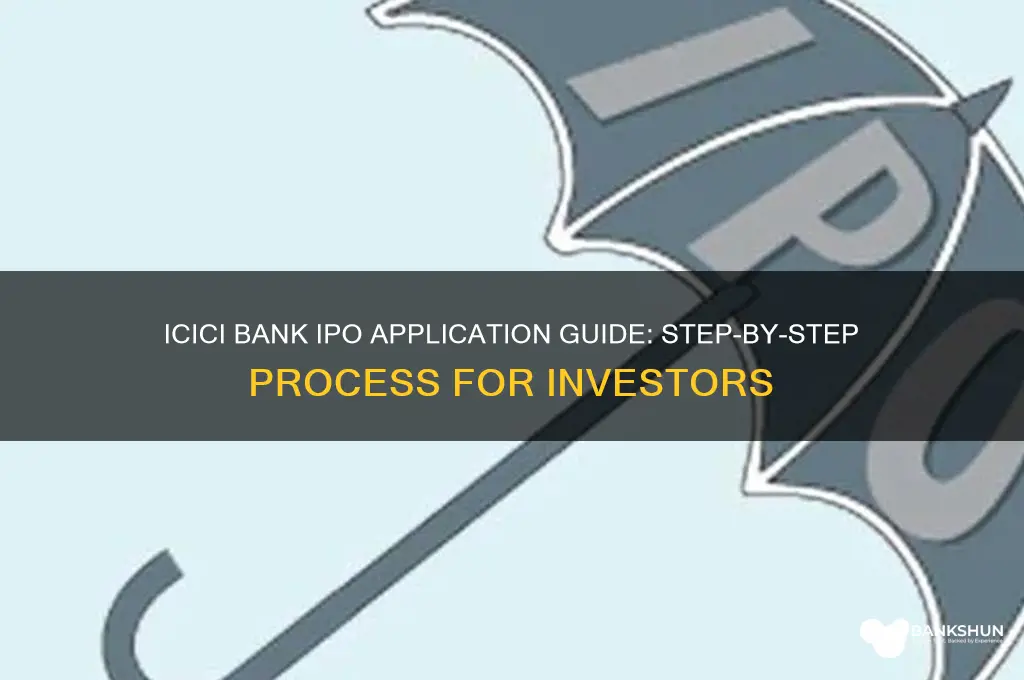 how to apply for ipo icici bank