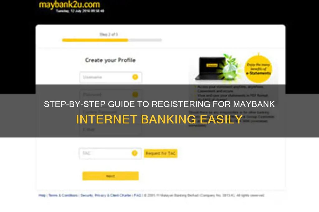 how to apply for maybank internet banking