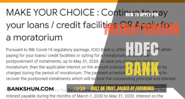 How to Apply for HDFC Bank Moratorium: Step-by-Step Guide
