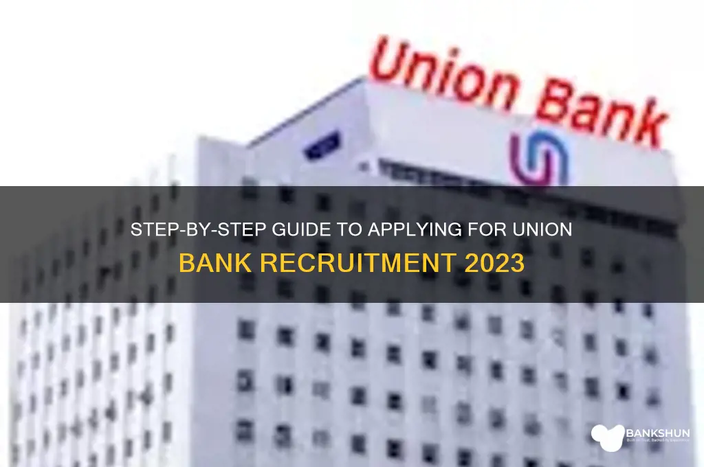 how to apply for union bank recruitment