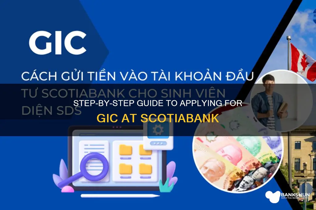 how to apply gic at scotia bank