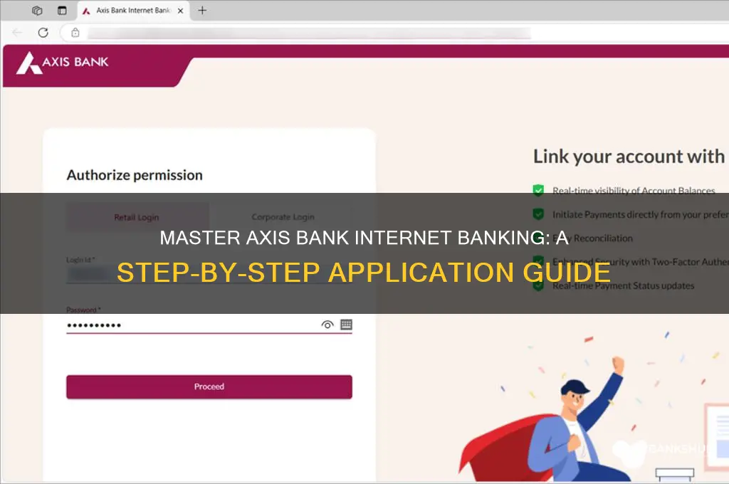 how to apply internet banking in axis