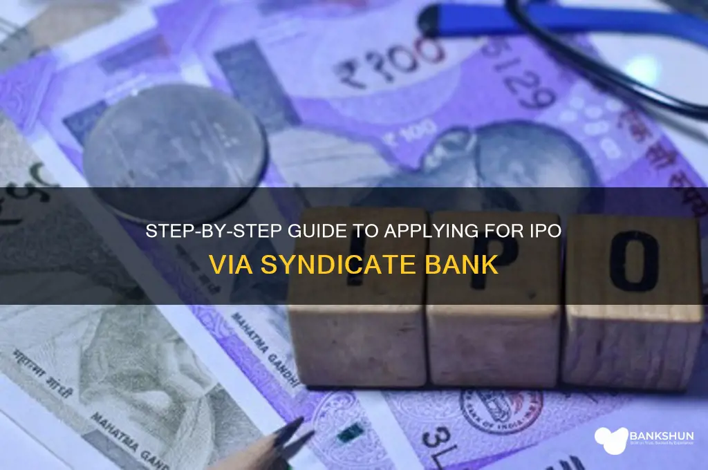 how to apply ipo from syndicate bank