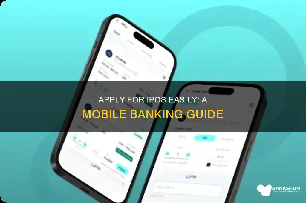 how to apply ipo through mobile banking