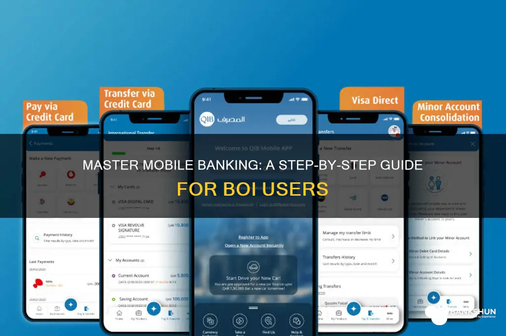 how to apply mobile banking in boi