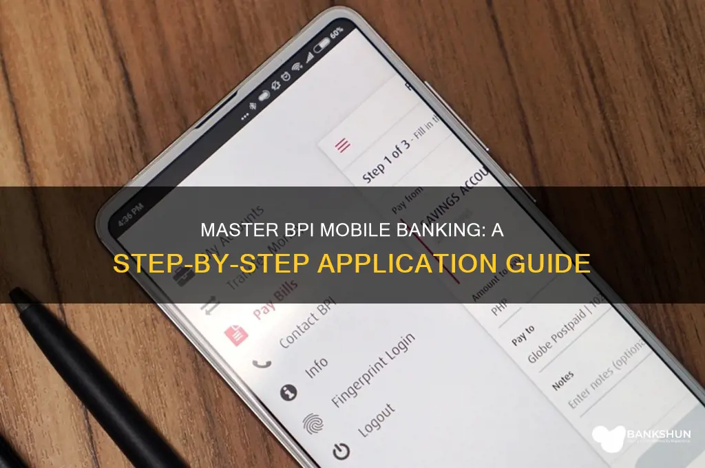 how to apply mobile banking in bpi