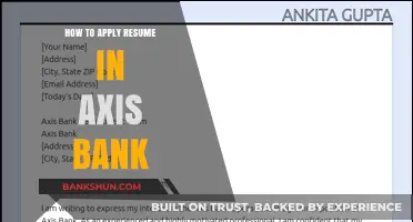 Apply to Axis Bank: Resume Submission Guide for Job Seekers