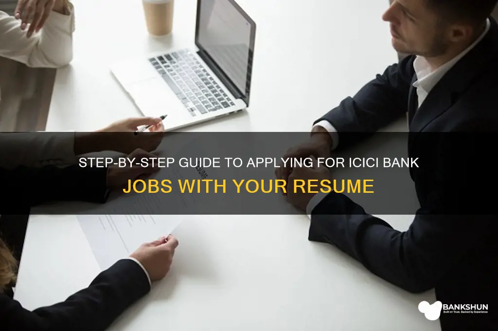 how to apply resume in icici bank