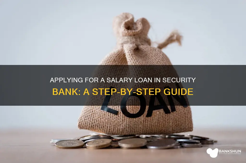 how to apply salad in security bank