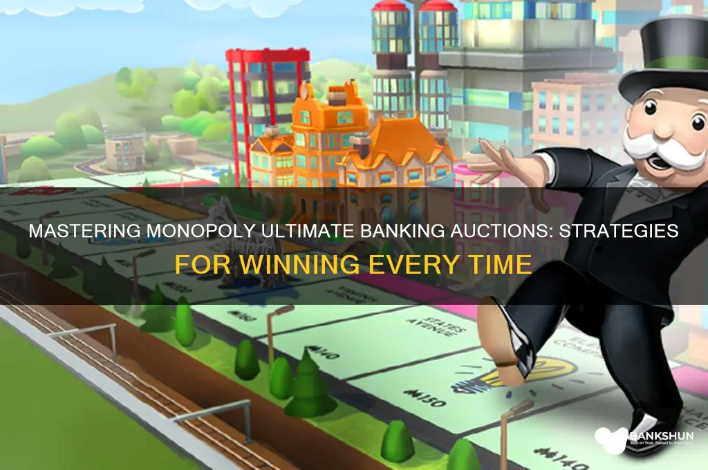 how to auction in monopoly ultimate banking