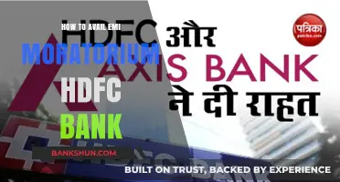Avail EMI Moratorium with HDFC Bank: A Step-by-Step Guide
