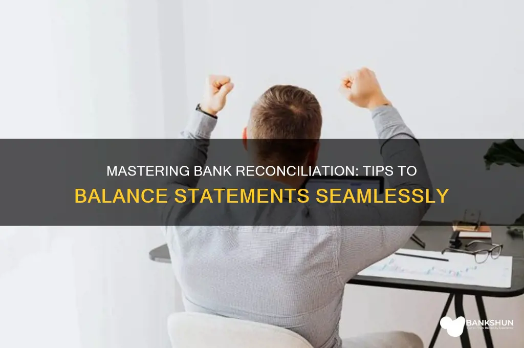 how to balance bank to bank statment