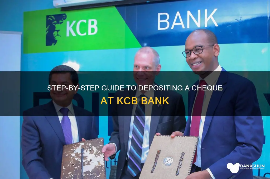 how to bank a cheque at kcb