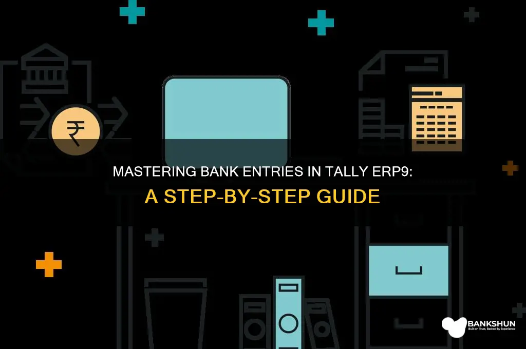 how to bank entry in tally erp9