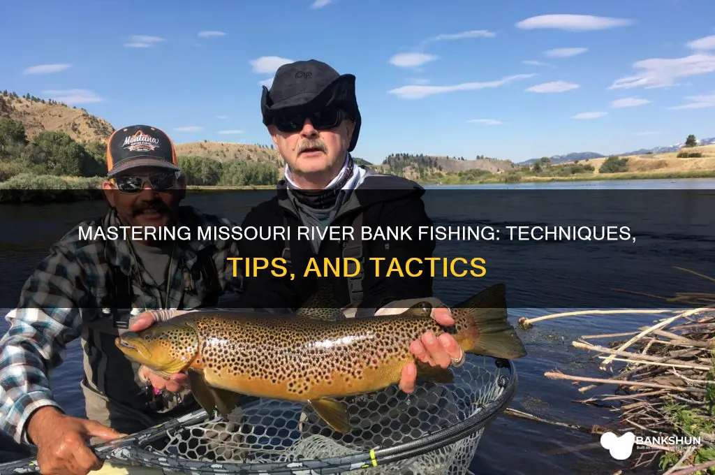 how to bank fish the missouri river