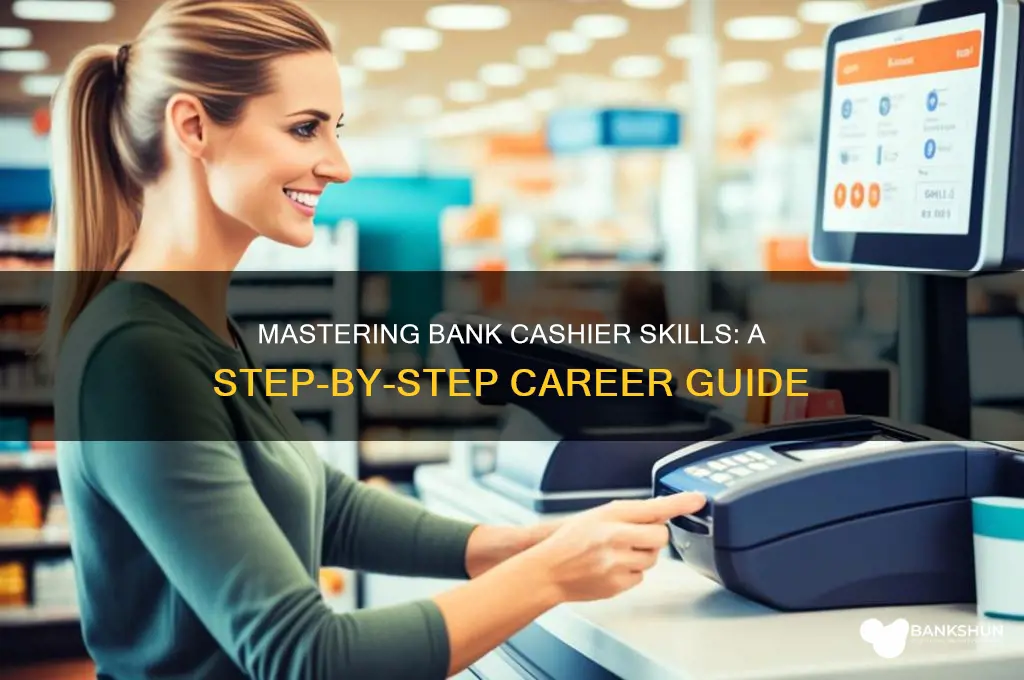 how to be a cashier in bank