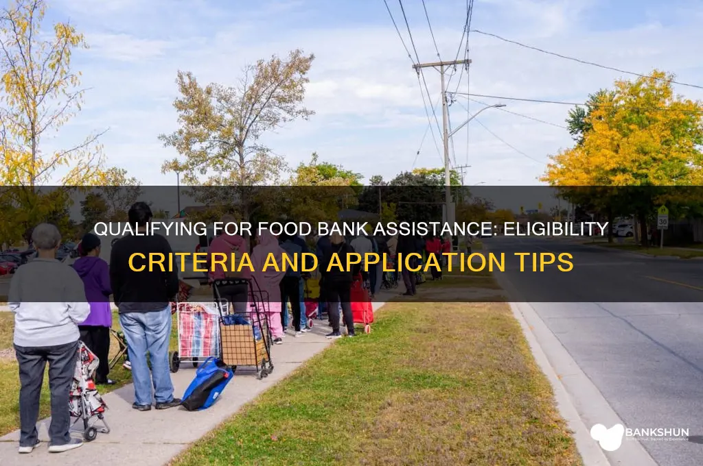 how to be eligible for food bank