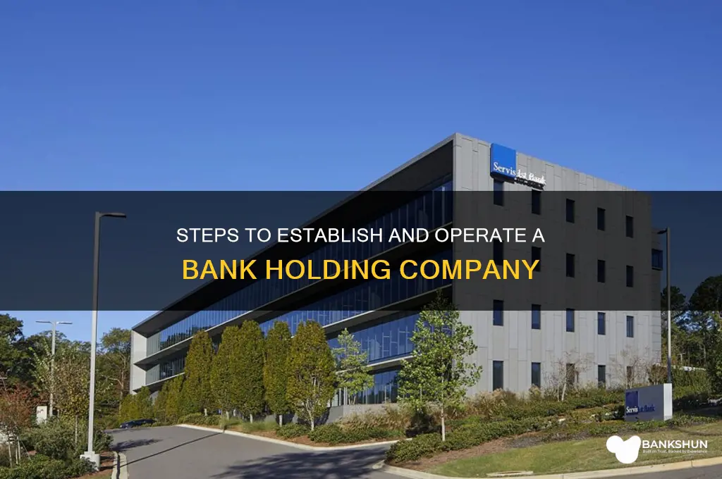 how to become a bank holding company