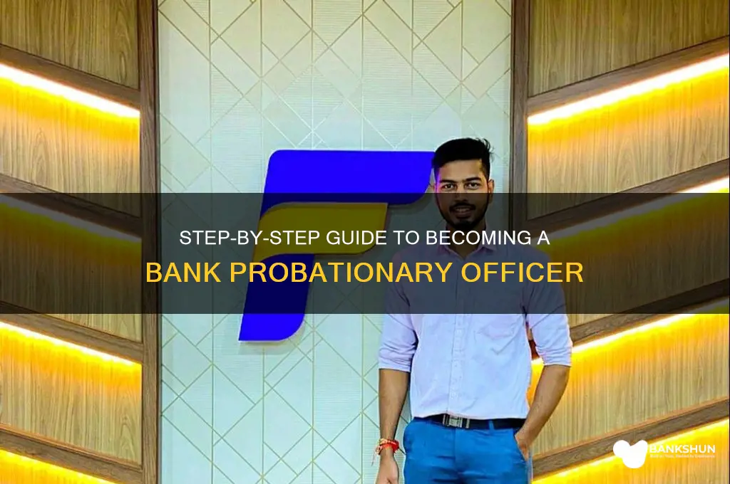 how to become a bank probationary officer