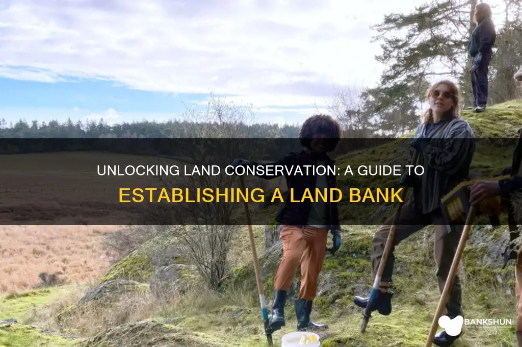 how to become a conservation land bank
