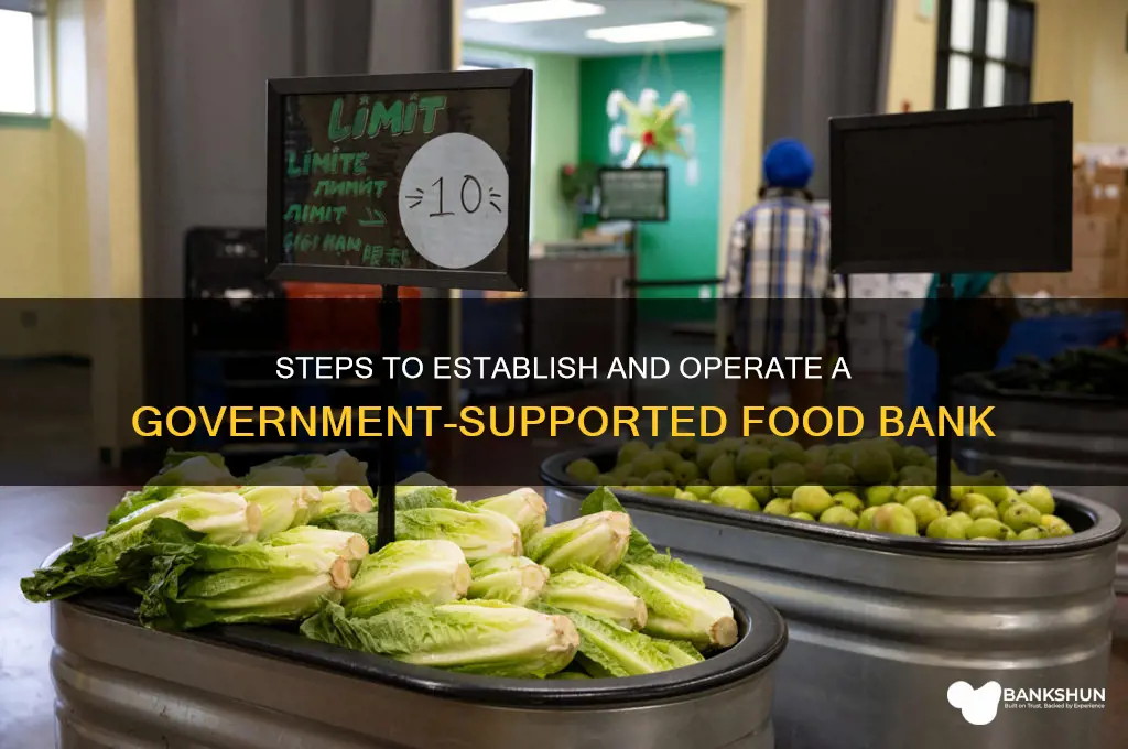 how to become a government food bank