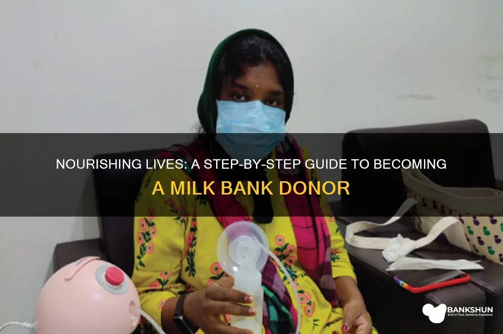 how to become a milk bank donor