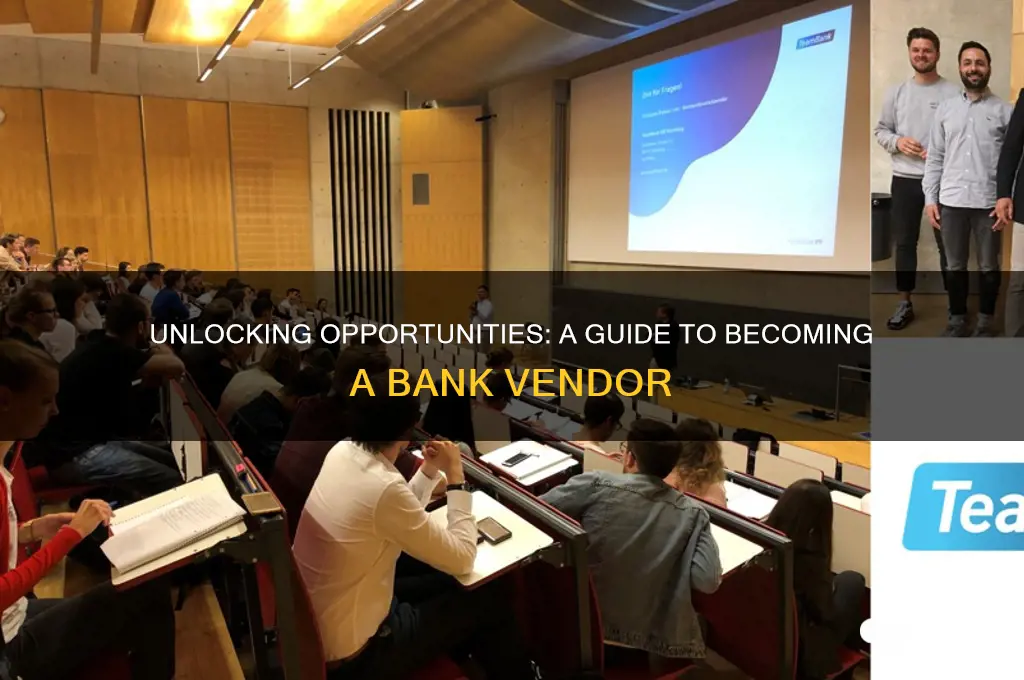 how to become a vendor for banks