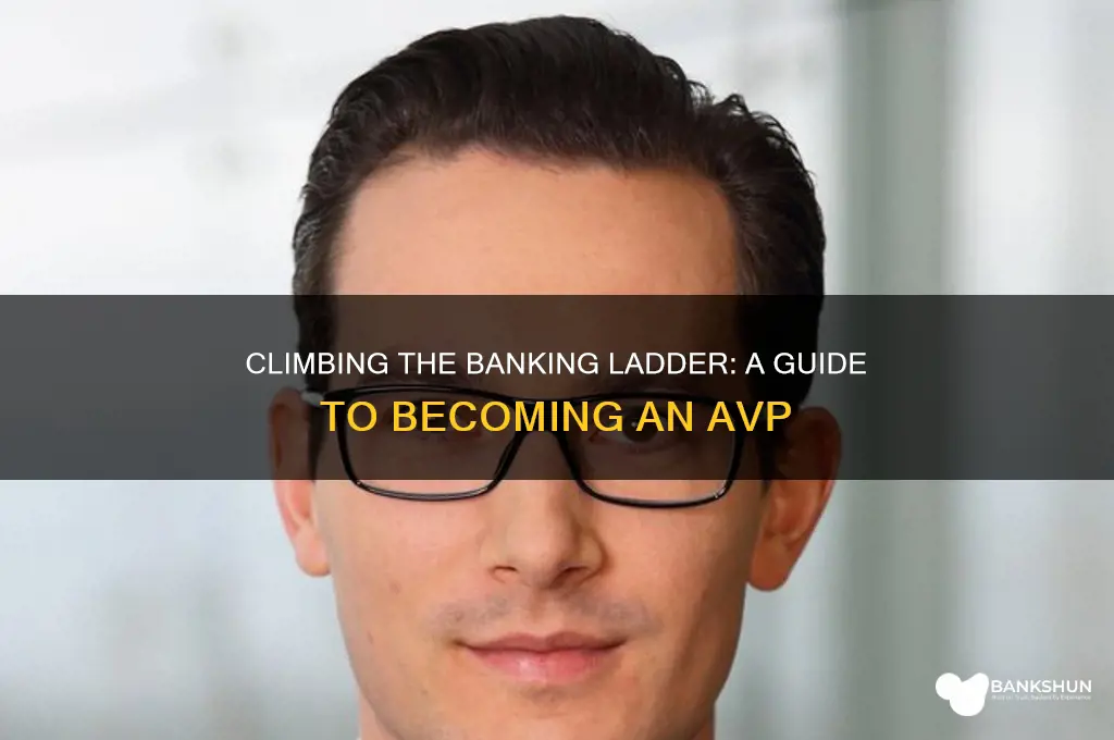 how to become an avp in banking