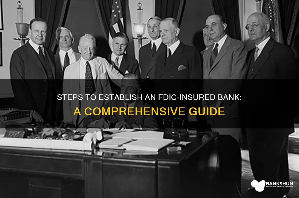 how to become an fdic insured bank