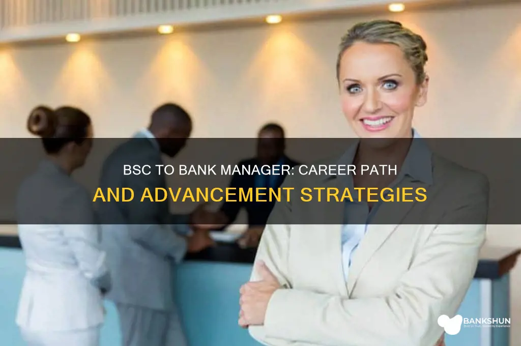 how to become bank manager after bsc