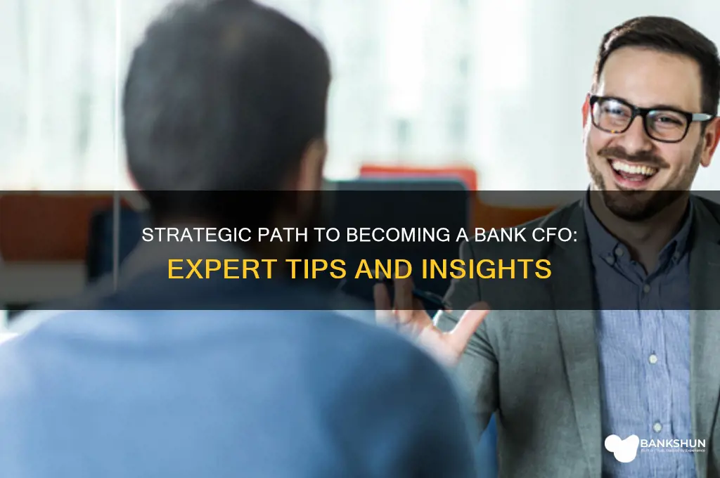 how to become cfo of a bank