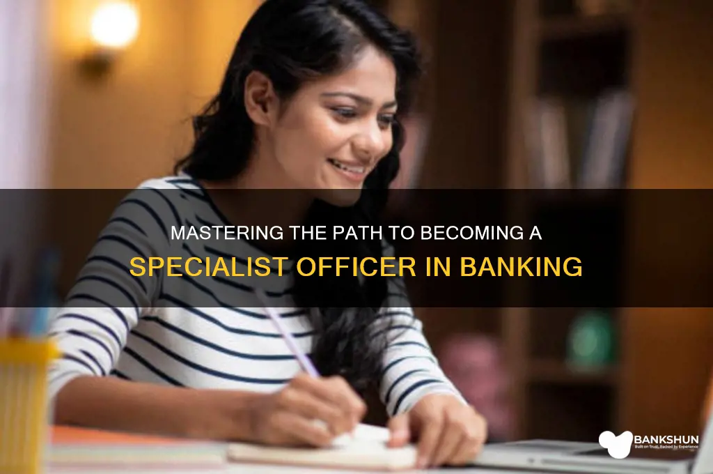 how to become specialist officer in bank