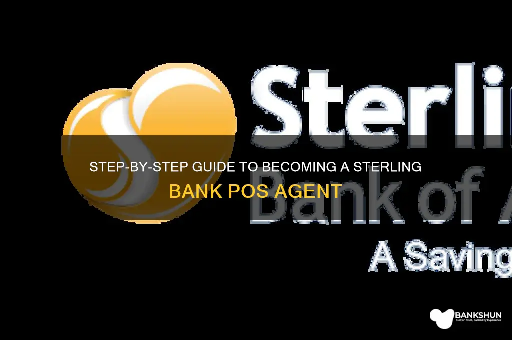 how to become sterling bank pos agent