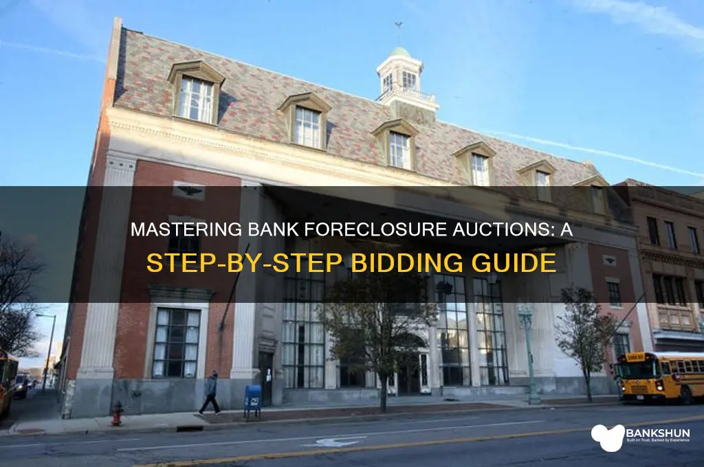 how to bid on a bank foreclosure