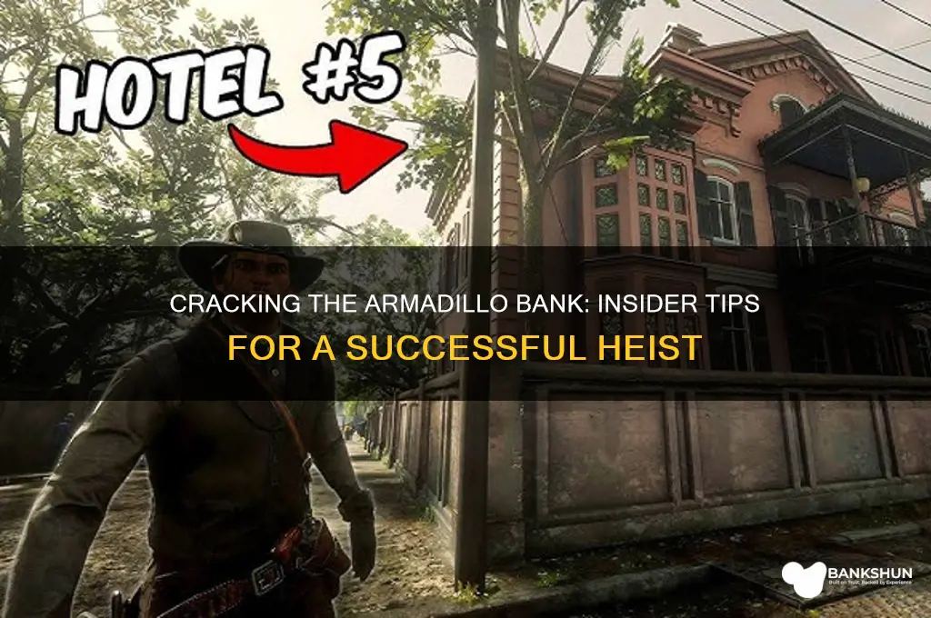 how to break into the armadillo bank