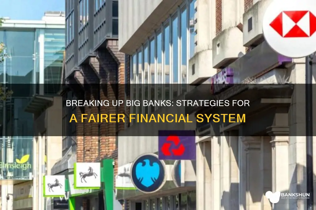 how to break up the big banks