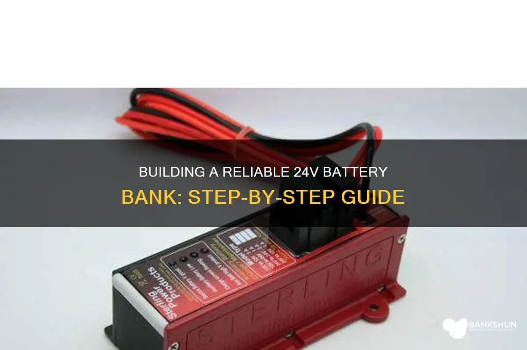 how to build a 24v battery bank