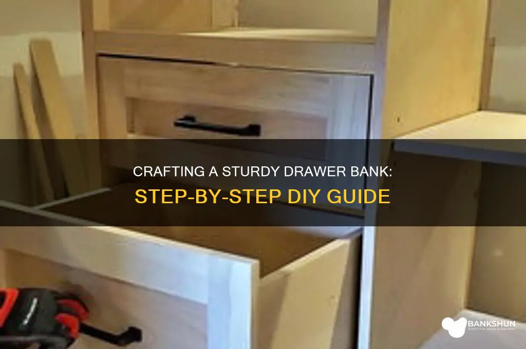 how to build a bank of drawers
