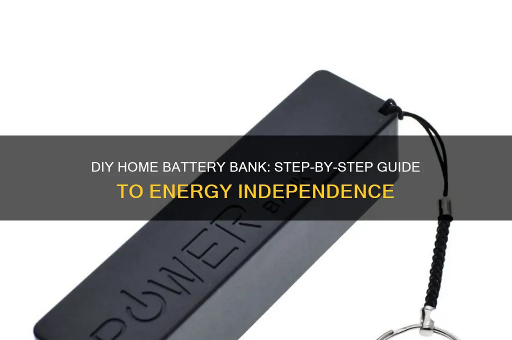 how to build a home battery bank