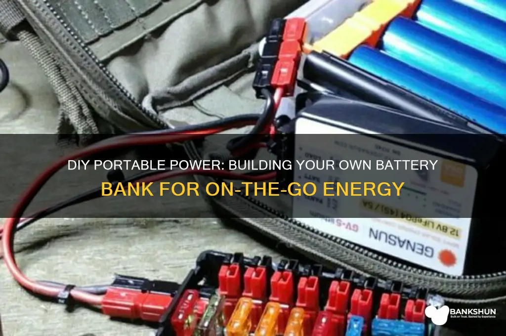 how to build a portable battery bank