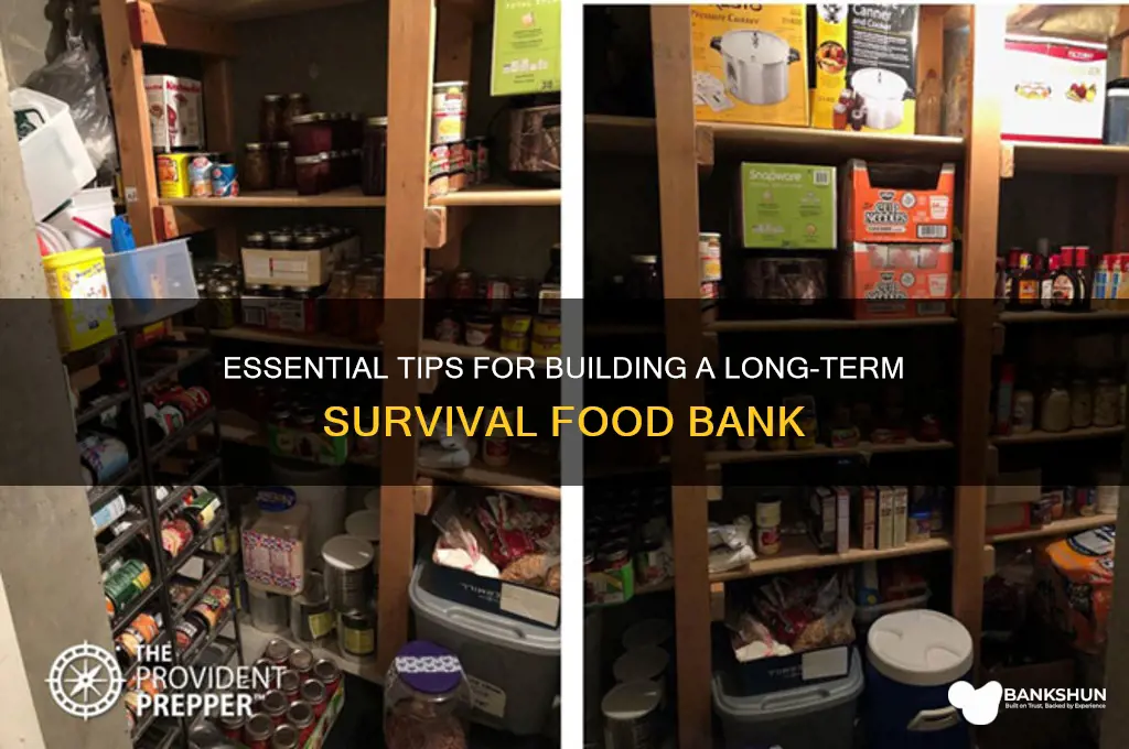 how to build a survival food bank