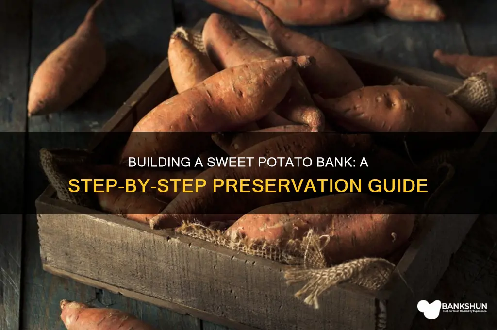 how to build a sweet potato bank