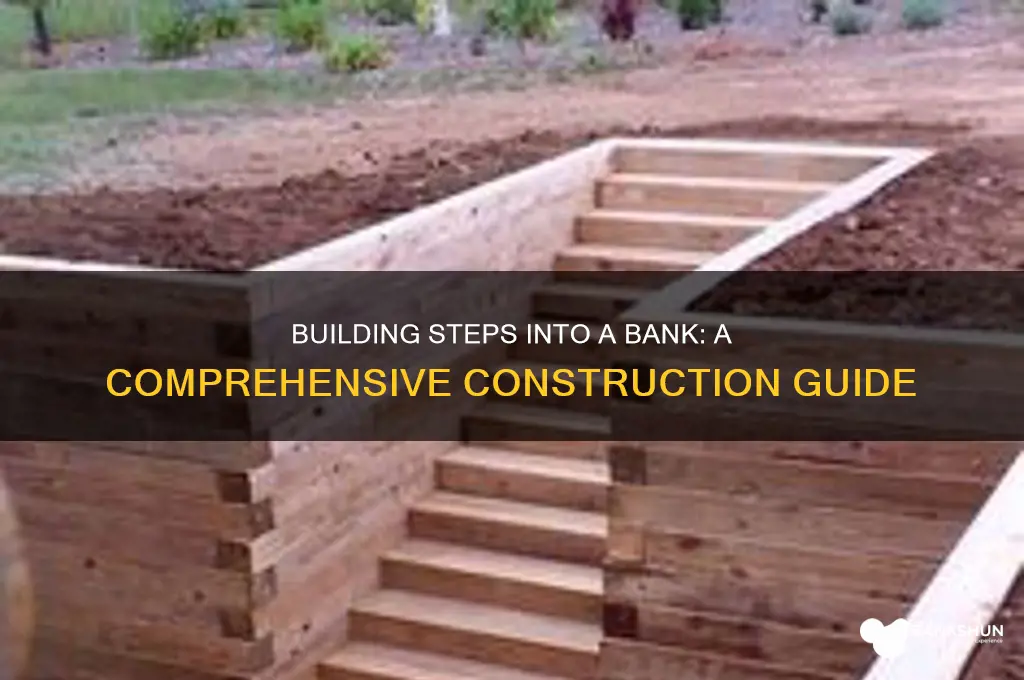 how to build steps into a bank