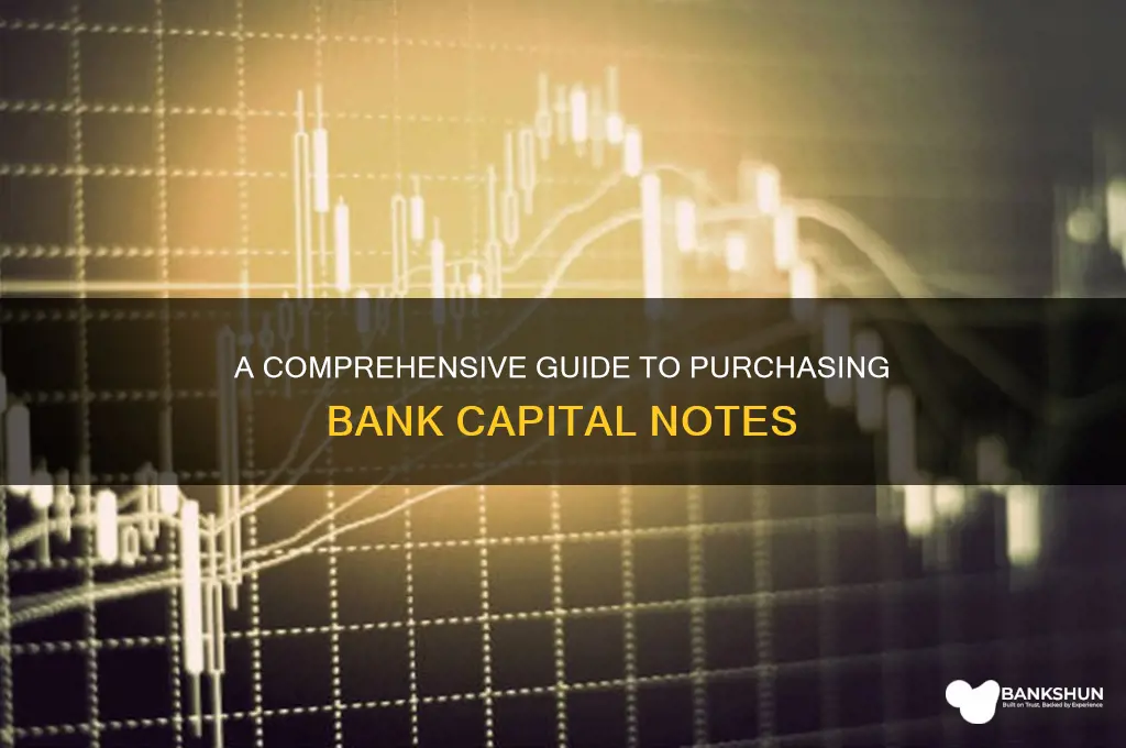 how to buy a bank capital note
