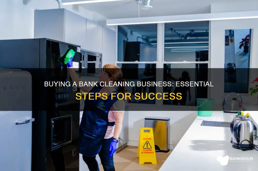 how to buy a bank cleaning business
