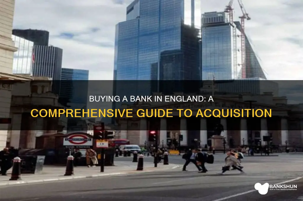 how to buy a bank in england