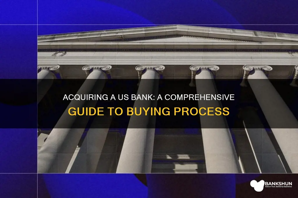 how to buy a bank in us