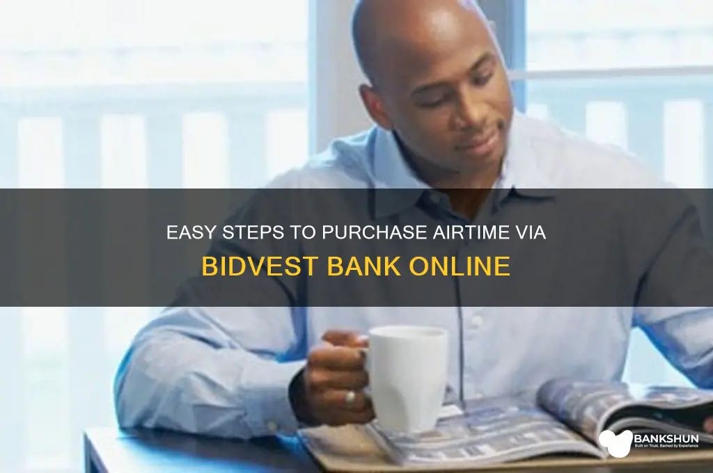 how to buy airtime from bidvest bank