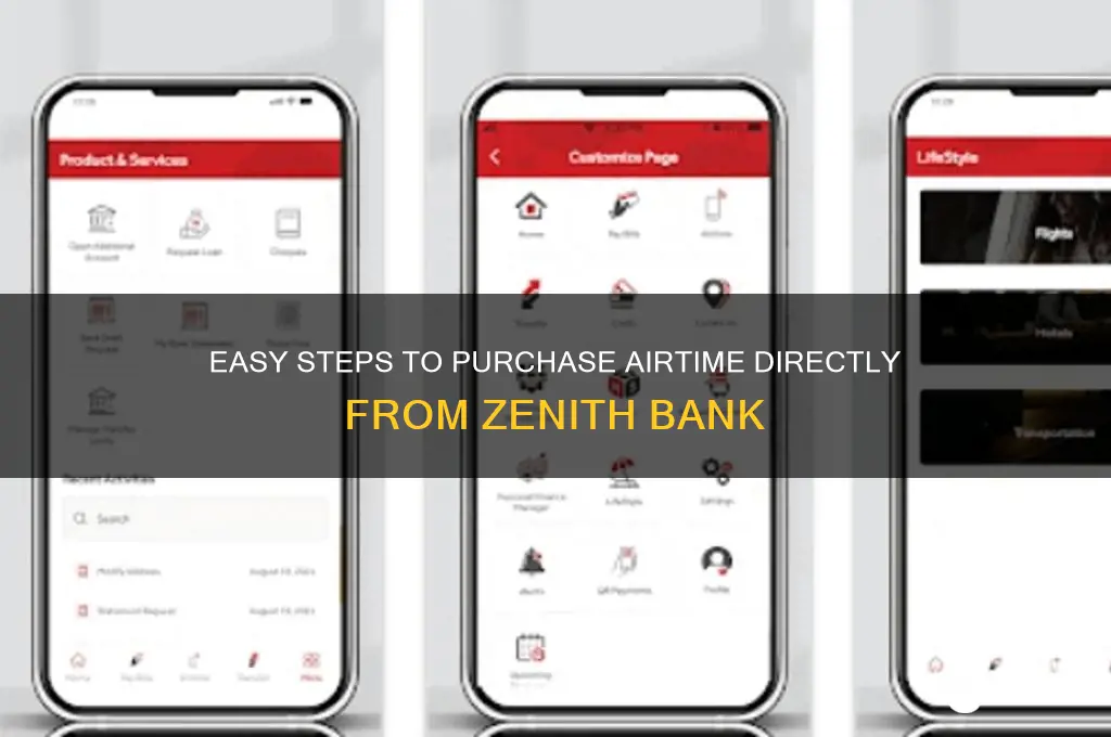 how to buy airtime from zenith bank